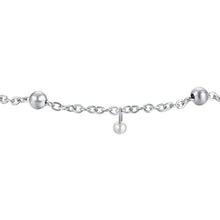 Cargar imagen en el visor de la galería, Bracciale da donna in acciaio con perle Luca Barra BK2848
