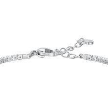 Load image into Gallery viewer, Bracciale tennis da donna in acciaio con cuore zirconi Luca Barra BK2867
