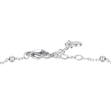 Carica l'immagine nel visualizzatore di Gallery, Bracciale da donna in acciaio con infinito zirconi Luca Barra BK2868
