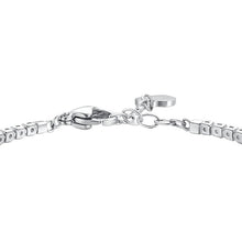 Cargar imagen en el visor de la galería, Bracciale tennis da donna in acciaio con zirconi Luca Barra BK2874
