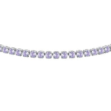 Cargar imagen en el visor de la galería, Bracciale tennis da donna in acciaio con zirconi Luca Barra BK2875
