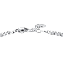Cargar imagen en el visor de la galería, Bracciale tennis da donna in acciaio con zirconi Luca Barra BK2875
