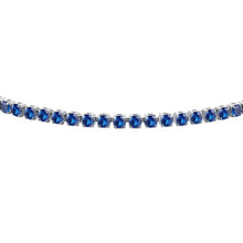 Carica l'immagine nel visualizzatore di Gallery, Bracciale tennis da donna in acciaio con zirconi Luca Barra BK2876
