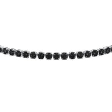 Load image into Gallery viewer, Bracciale tennis da donna in acciaio con zirconi Luca Barra BK2879
