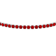 Cargar imagen en el visor de la galería, Bracciale tennis da donna in acciaio con zirconi Luca Barra BK2881
