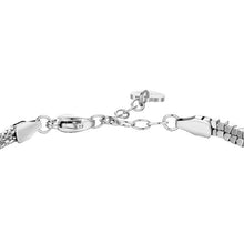 Carica l'immagine nel visualizzatore di Gallery, Bracciale da donna in acciaio con nodo e zirconi Luca Barra BK2912
