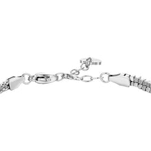 Carica l'immagine nel visualizzatore di Gallery, Bracciale da donna in acciaio con nodo e zirconi Luca Barra BK2914
