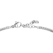Carica l'immagine nel visualizzatore di Gallery, Bracciale tennis da donna in acciaio cuore con zirconi Luca Barra BK2929
