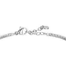 Carica l'immagine nel visualizzatore di Gallery, Bracciale tennis da donna in acciaio elemento con zirconi Luca Barra BK2930
