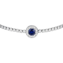 Carica l'immagine nel visualizzatore di Gallery, Bracciale tennis da donna in acciaio elemento con zirconi Luca Barra BK2932
