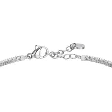 Carica l'immagine nel visualizzatore di Gallery, Bracciale tennis da donna in acciaio elemento con zirconi Luca Barra BK2932
