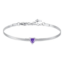 Load image into Gallery viewer, Bracciale da donna in acciaio con zircone Luca Barra BK2959
