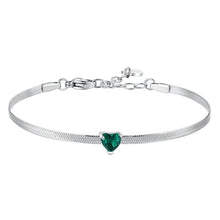 Load image into Gallery viewer, Bracciale da donna in acciaio con zircone Luca Barra BK2960

