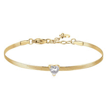 Load image into Gallery viewer, Bracciale da donna in acciaio con zircone Luca Barra BK2961
