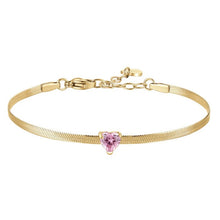 Load image into Gallery viewer, Bracciale da donna in acciaio con zircone Luca Barra BK2962
