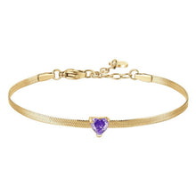 Load image into Gallery viewer, Bracciale da donna in acciaio con zircone Luca Barra BK2963
