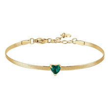 Carica l'immagine nel visualizzatore di Gallery, Bracciale da donna in acciaio con zircone Luca Barra BK2964
