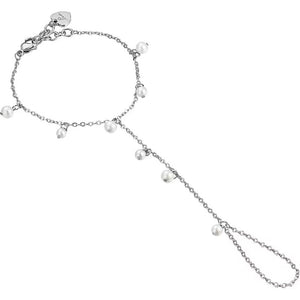 Bracciale Baciamano da donna in acciaio Luca Barra BM108