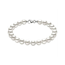 Carica l&#39;immagine nel visualizzatore di Gallery, Bracciale da Donna in Oro Bianco Filo di Perle Comete BRQ 108
