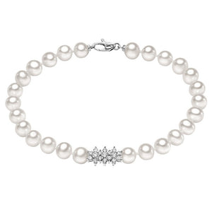 Bracciale da donna Con Diamanti e perle Comete BRQ 130