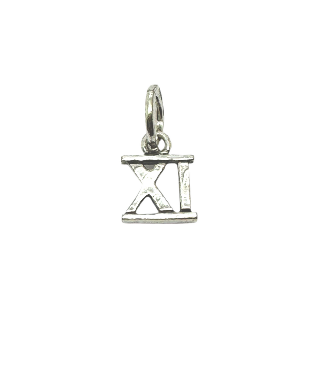 Charm in Argento 925 Numero romani 'XI' Giovanni Raspini 09499