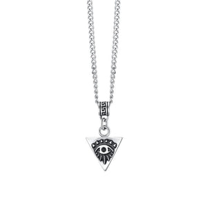Collana da uomo in acciaio con occhio Luca Barra CA534