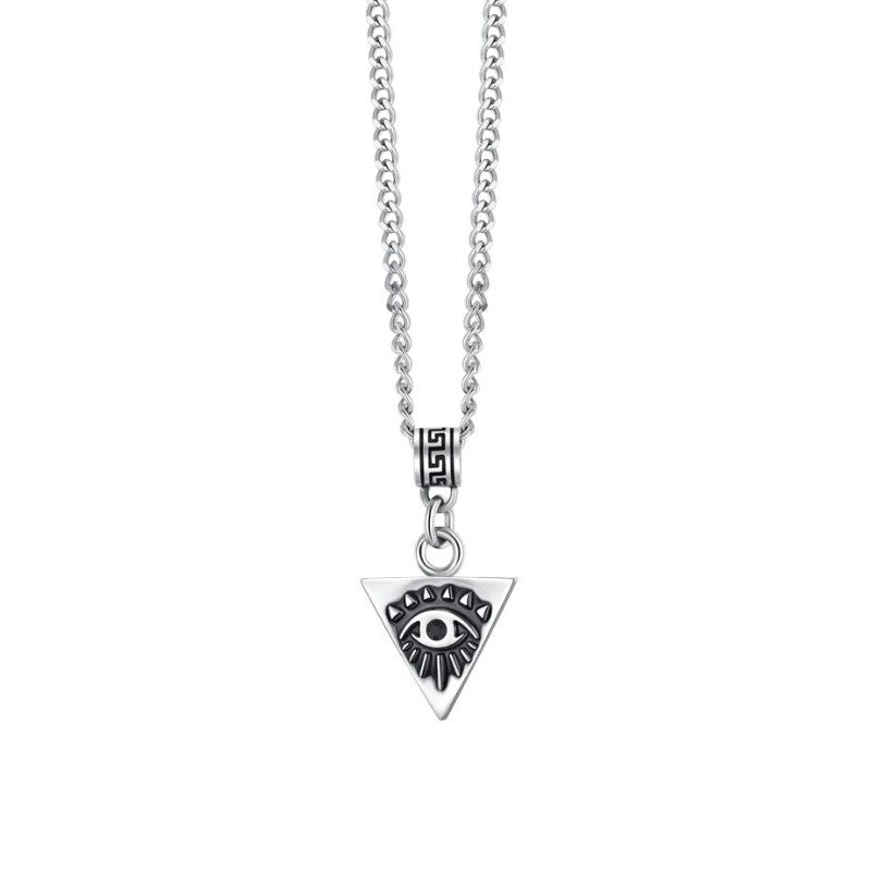 Collana da uomo in acciaio con occhio Luca Barra CA534