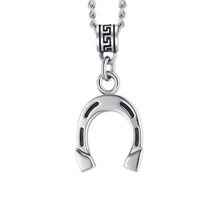 Collana da uomo in acciaio con ferro di cavallo Luca Barra CA537
