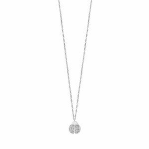 Collana da donna in acciaio con coccinella Luca Barra CK1284
