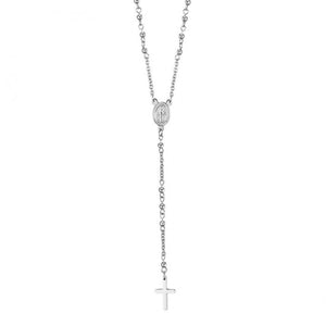Collana rosario da uomo in acciaio Luca Barra CK1339