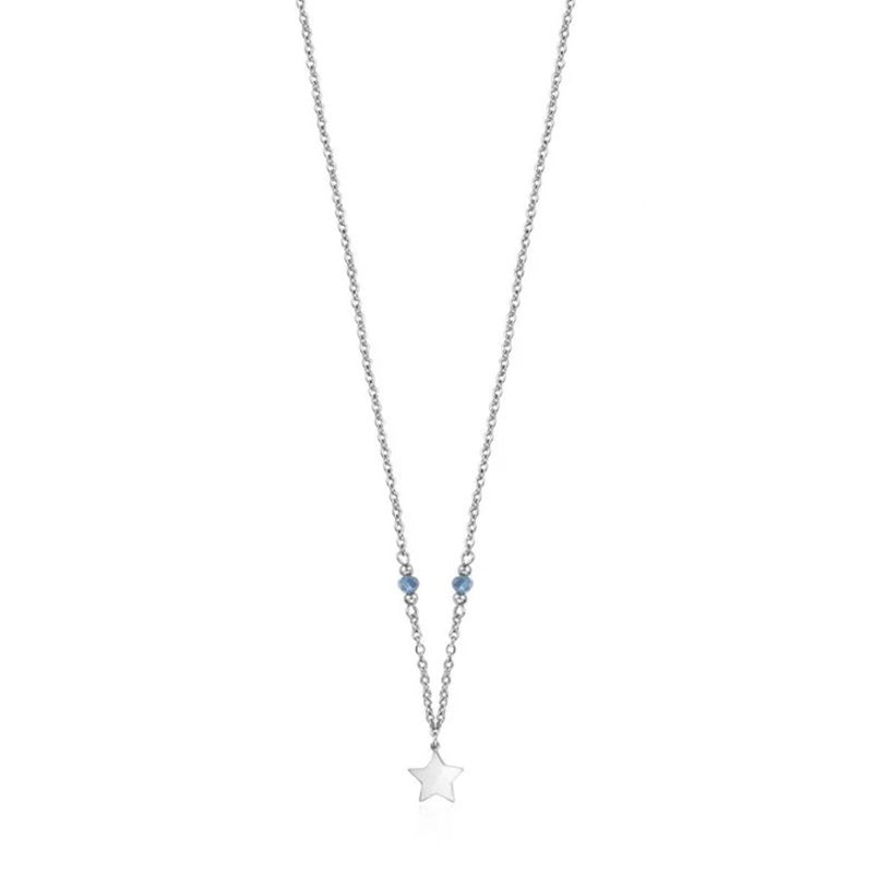 Luca Barra Women's Steel Necklace with Star CK1359