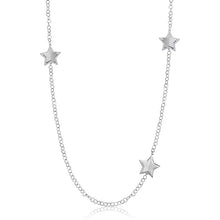 Load image into Gallery viewer, Luca Barra Women&#39;s Steel Necklace with Stars CK1437
