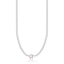 Load image into Gallery viewer, Luca Barra Heart and Star women&#39;s necklace with pearls CK1439
