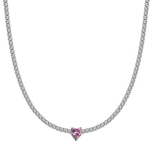 Cargar imagen en el visor de la galería, Collar de mujer Luca Barra en acero con cristales CK1704
