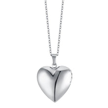 Cargar imagen en el visor de la galería, Collar de mujer Luca Barra de acero con corazón CK1809
