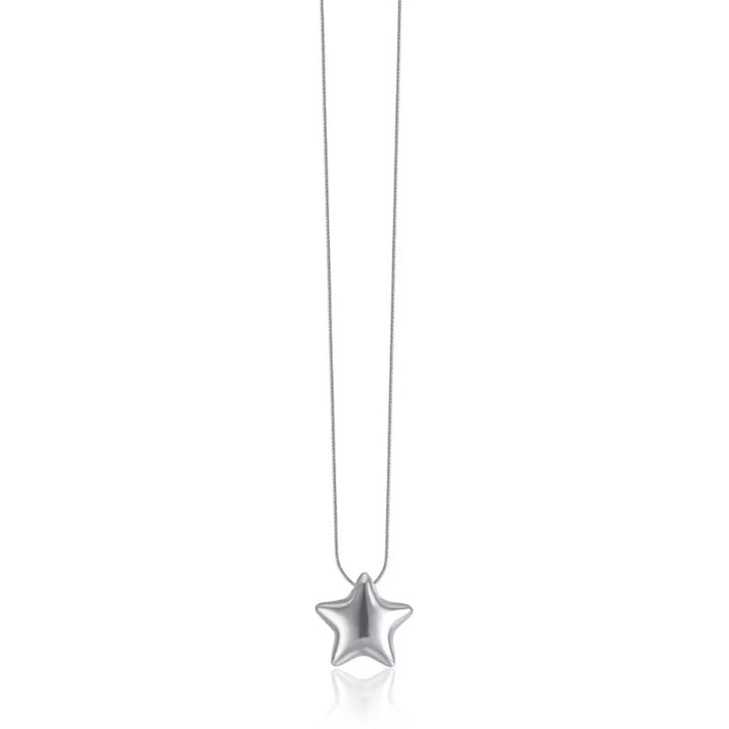 Luca Barra women's steel necklace with star CK1811