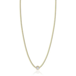 Collana da donna in acciaio con cristalli Luca Barra CK1825