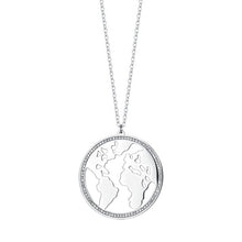 Load image into Gallery viewer, Women&#39;s steel necklace with Luca Barra world CK1900
