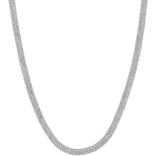 Load image into Gallery viewer, Luca Barra CK1966 women&#39;s steel tennis necklace with white crystals
