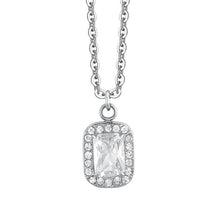 Load image into Gallery viewer, Collana da donna in acciaio con cristalli e zircone Luca Barra CK2066
