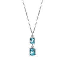 Cargar imagen en el visor de la galería, Collana da donna in acciaio con cristalli Luca Barra CK2081
