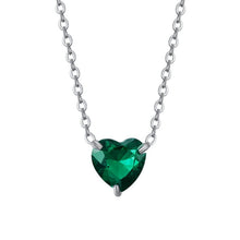 Carica l&#39;immagine nel visualizzatore di Gallery, Collana da donna in acciaio con cuore cristallo Luca Barra CK2093
