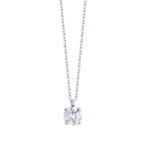 Collana donna in acciaio con cristallo Luca Barra CK2137