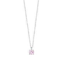 Cargar imagen en el visor de la galería, Collana da donna in acciaio con zircone Luca Barra CK2139
