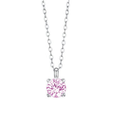 Cargar imagen en el visor de la galería, Collana da donna in acciaio con zircone Luca Barra CK2139
