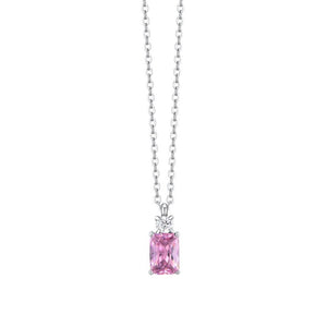 Collana da donna in acciaio con zirconi Luca Barra CK2157