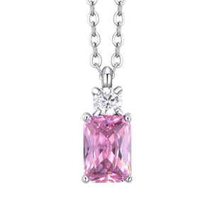 Collana da donna in acciaio con zirconi Luca Barra CK2157