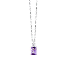 Cargar imagen en el visor de la galería, Collana da donna in acciaio con zirconi Luca Barra CK2158
