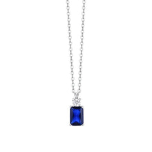 Cargar imagen en el visor de la galería, Collana da donna in acciaio con zircone Luca Barra CK2160
