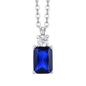 Collana da donna in acciaio con zircone Luca Barra CK2160